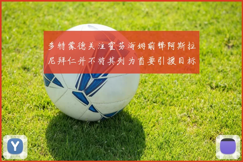 多特蒙德关注霍芬海姆前锋阿斯拉尼拜仁并不将其列为首要引援目标