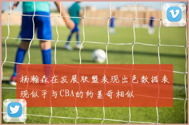 杨瀚森在发展联盟表现出色数据表现似乎与CBA的约基奇相似